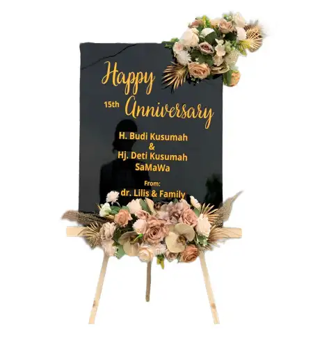 Papan Bunga Akrilik Marongge